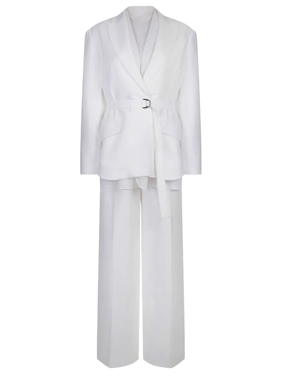 Костюм из вискозы и льна