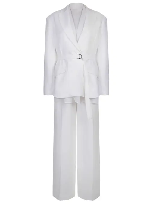 Костюм из вискозы и льна BRUNELLO CUCINELLI