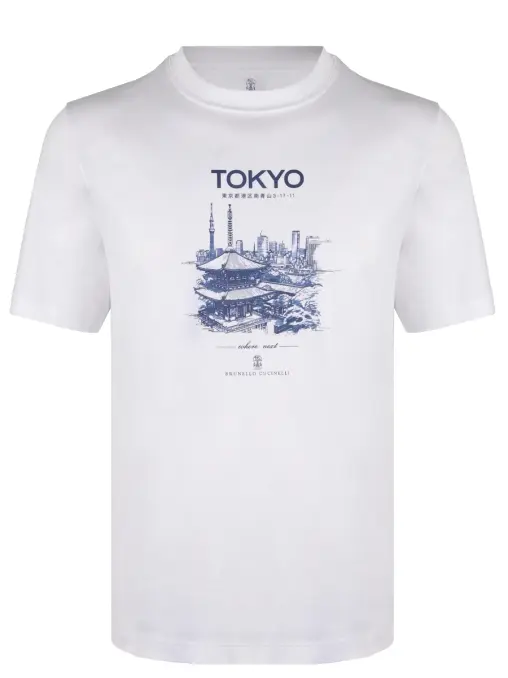 Футболка хлопковая BRUNELLO CUCINELLI