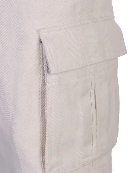 Шорты из хлопка и льна BRUNELLO CUCINELLI