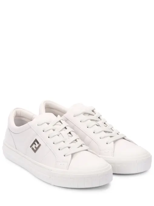 Кеды кожаные FENDI