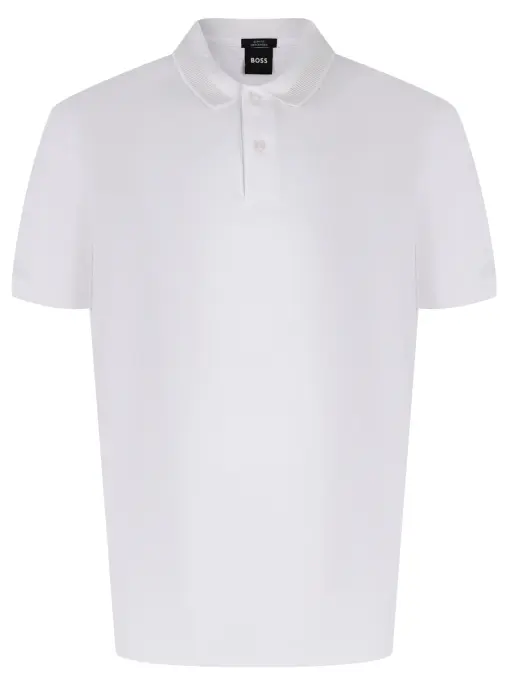 Поло Slim Fit хлопковое BOSS