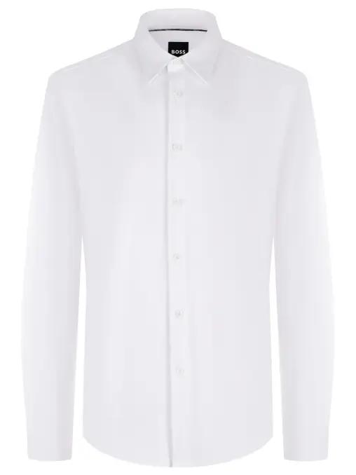 Рубашка Slim Fit однотонная BOSS