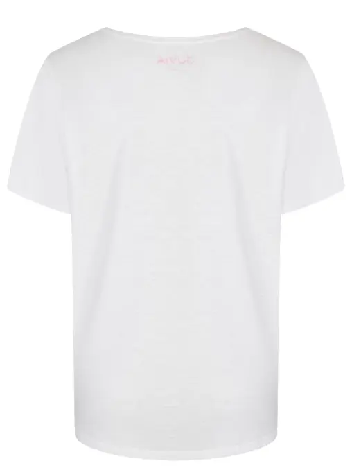 Футболка из хлопка и вискозы JUVIA