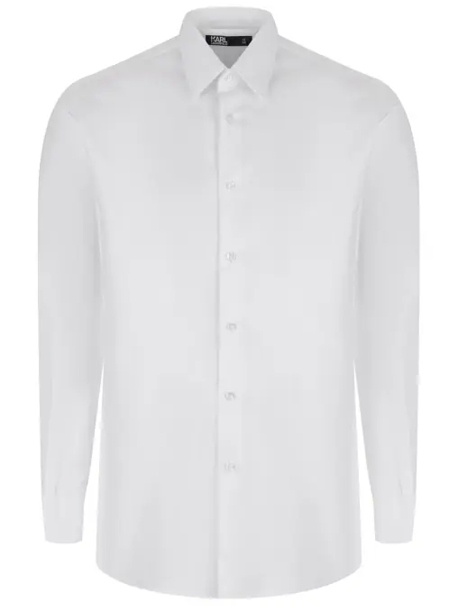 Рубашка хлопковая KARL LAGERFELD