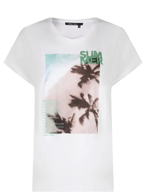 Футболка из хлопка и модала MARC AUREL