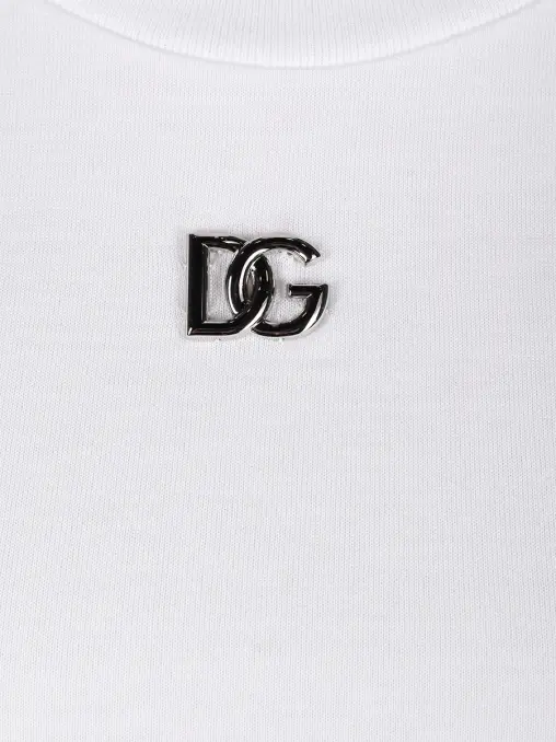 Футболка c кружевом DOLCE & GABBANA