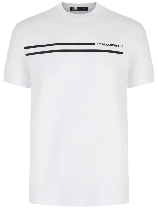 Футболка хлопковая KARL LAGERFELD