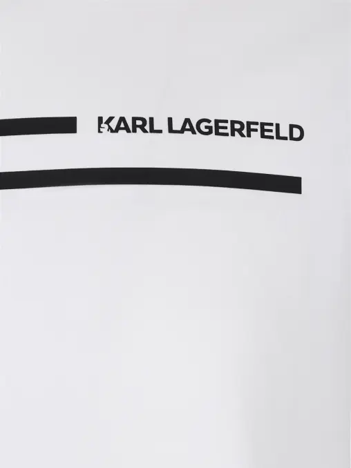 Футболка хлопковая KARL LAGERFELD