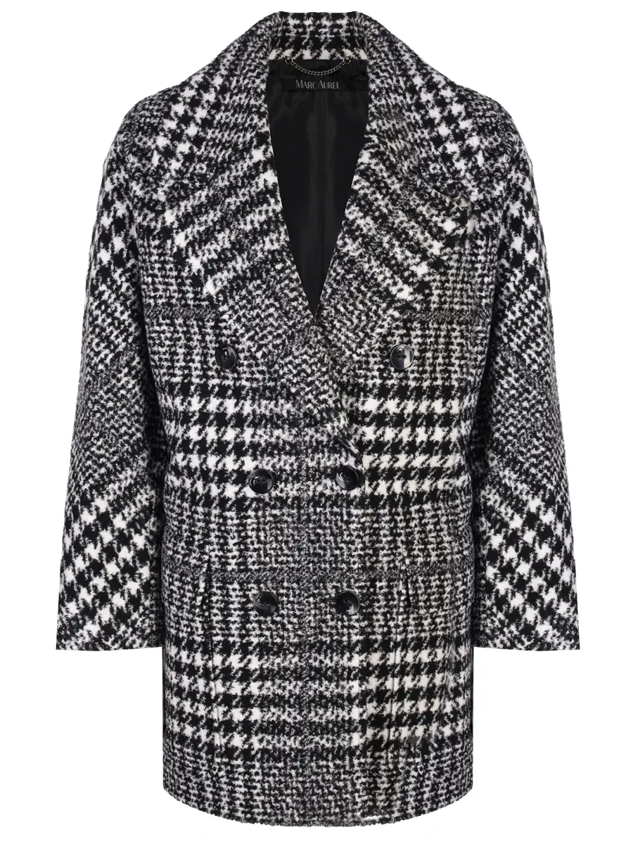 Пальто твидовое