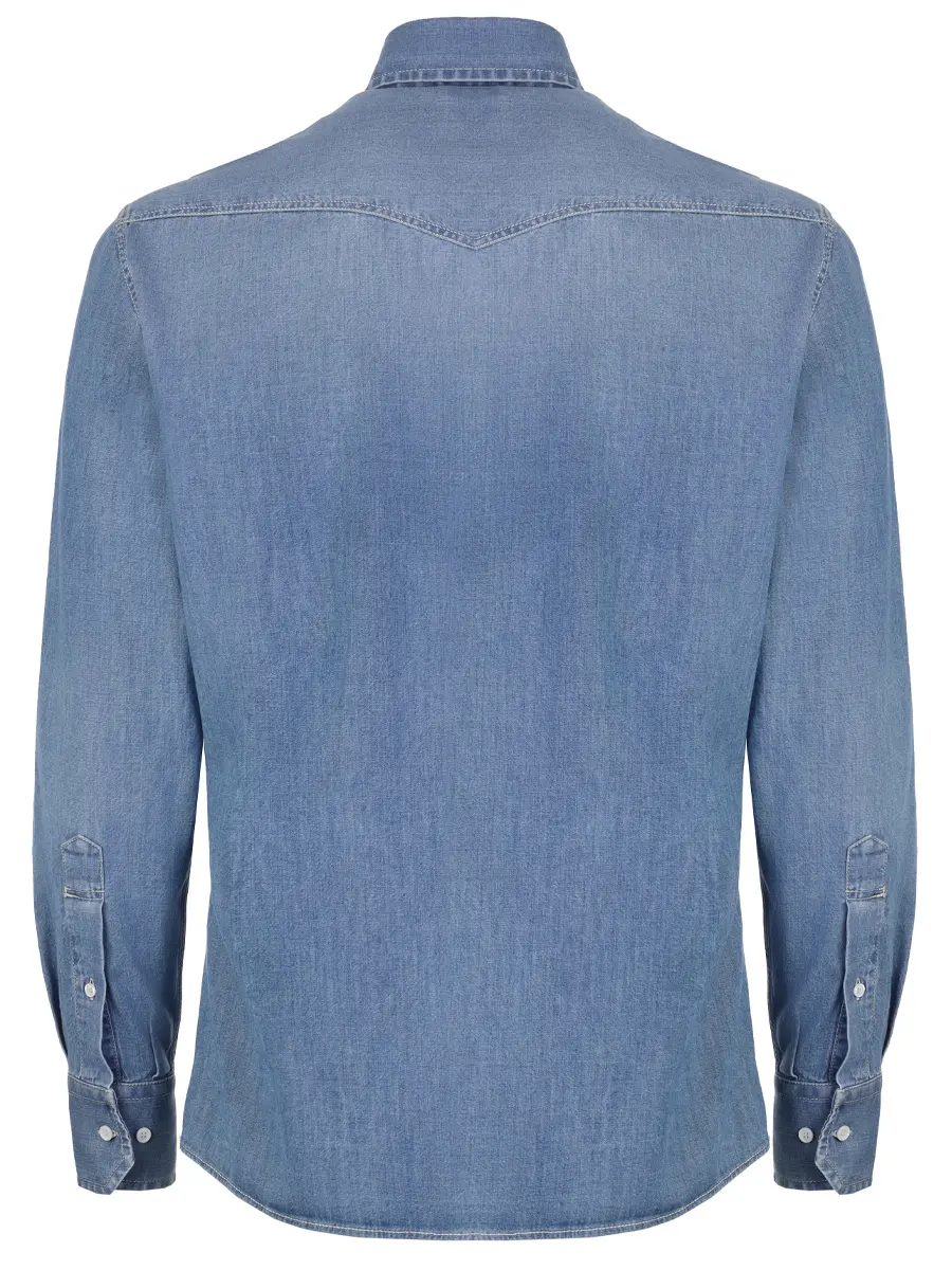 Рубашка Regular Fit джинсовая