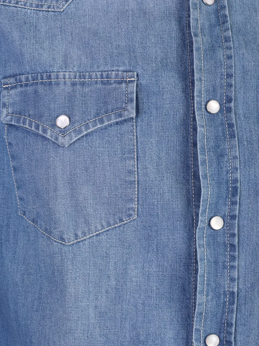 Рубашка Regular Fit джинсовая