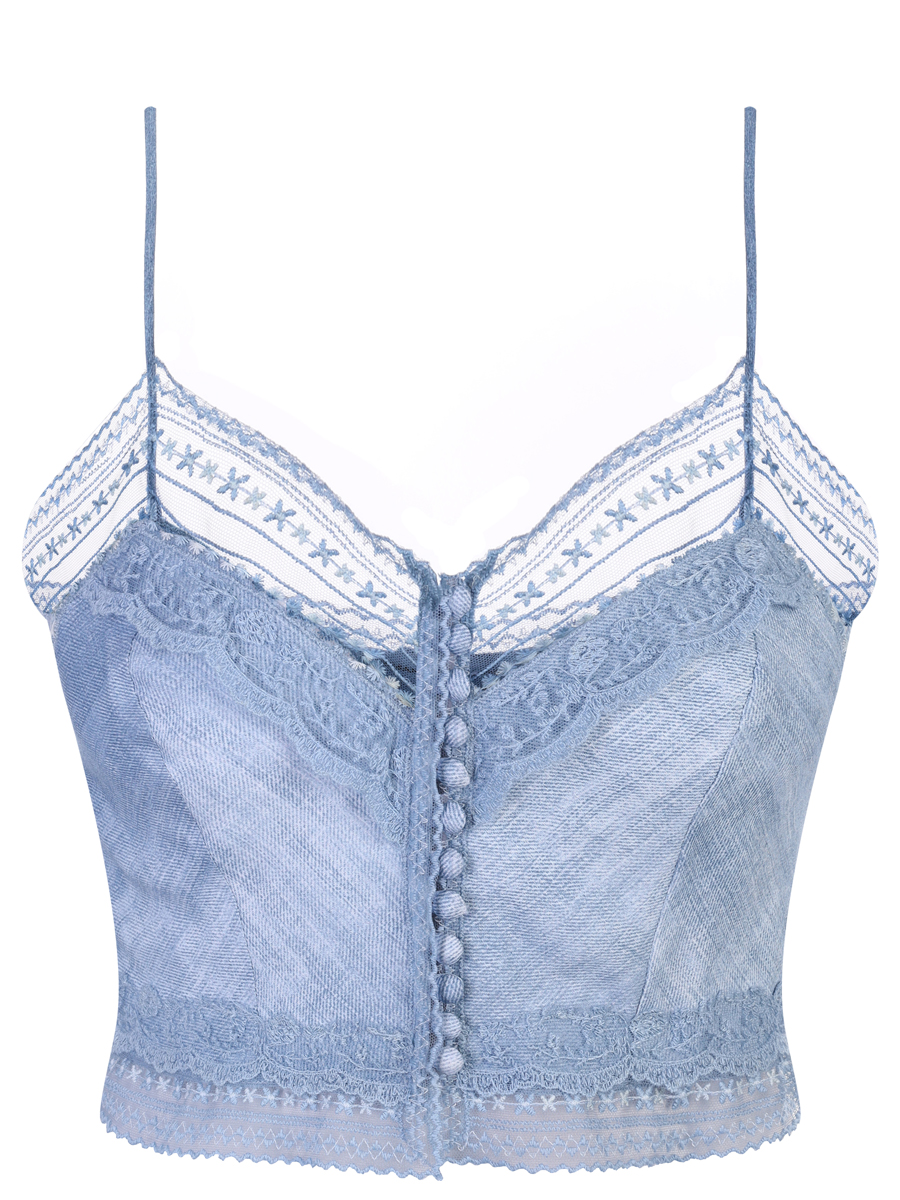 Топ с кружевом