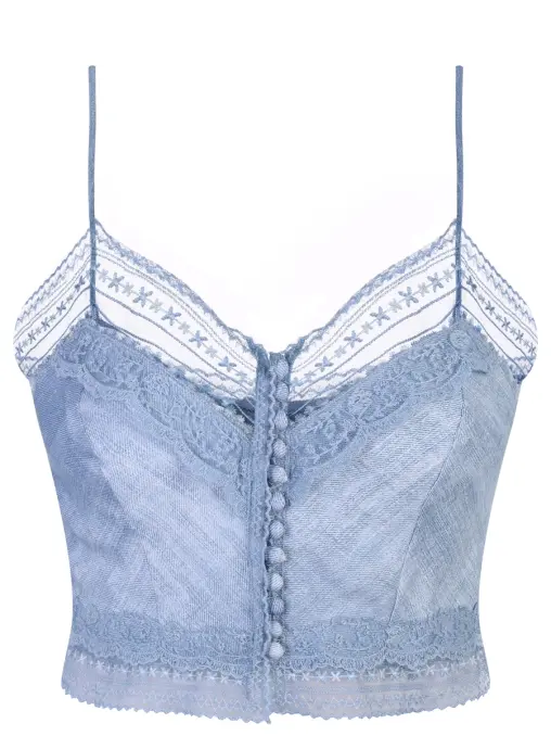 Топ с кружевом ERMANNO SCERVINO