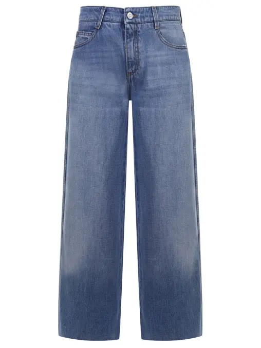 Джинсы хлопковые ERMANNO SCERVINO