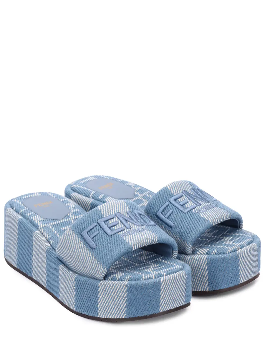 Шлепанцы текстильные