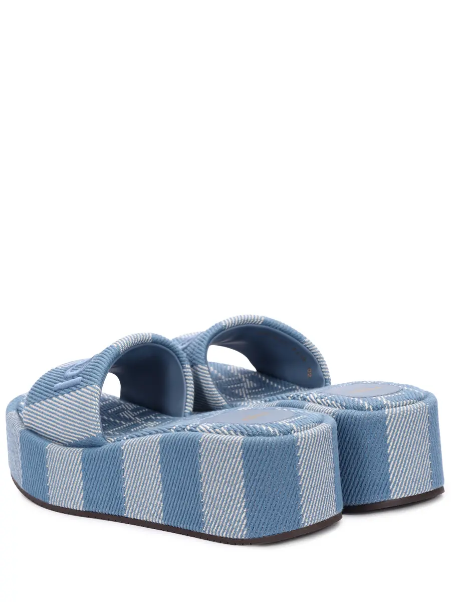 Шлепанцы текстильные