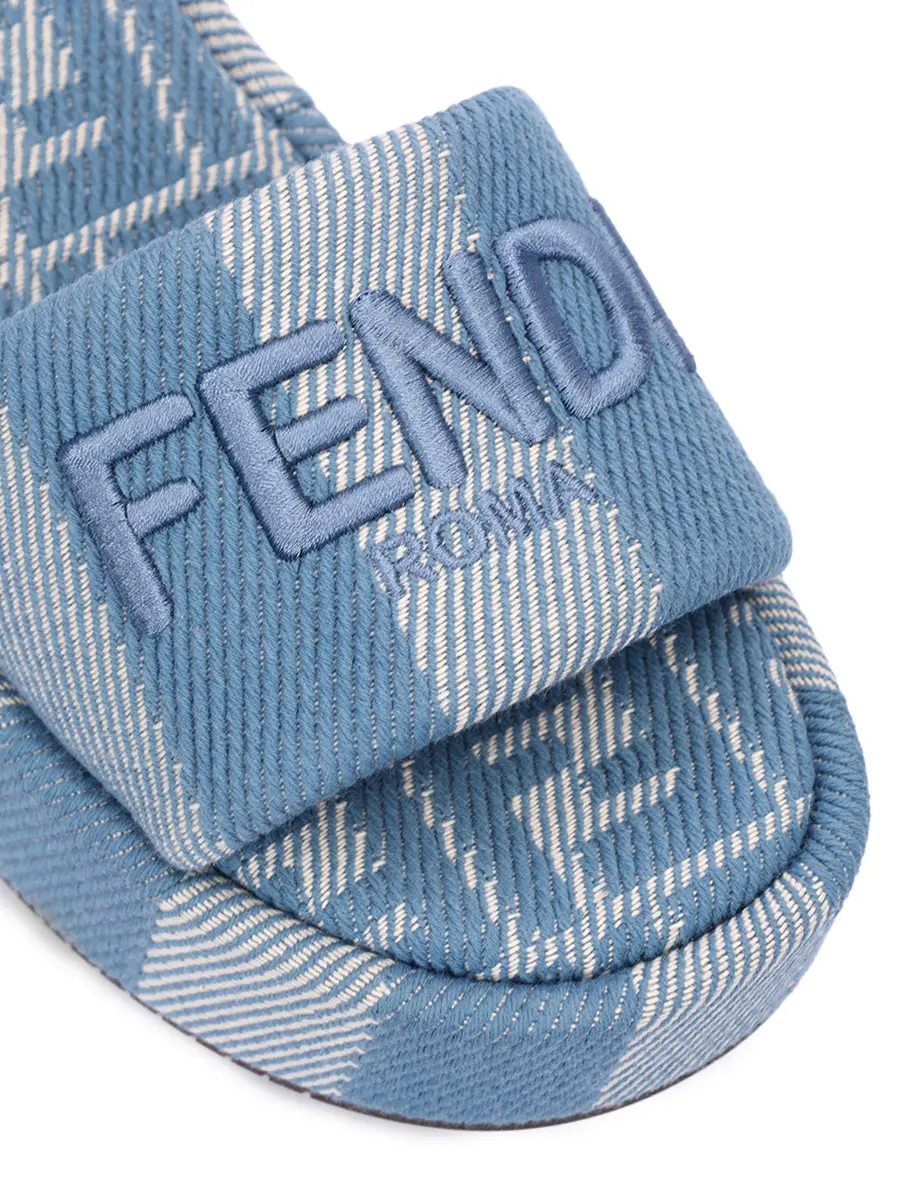 Шлепанцы текстильные