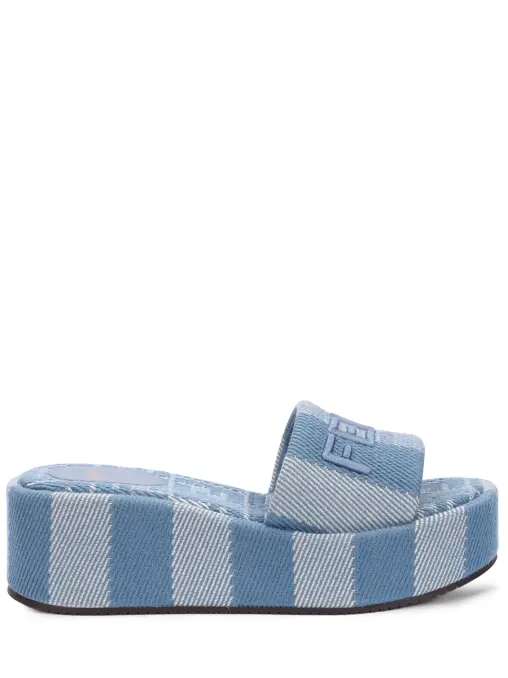 Шлепанцы текстильные FENDI