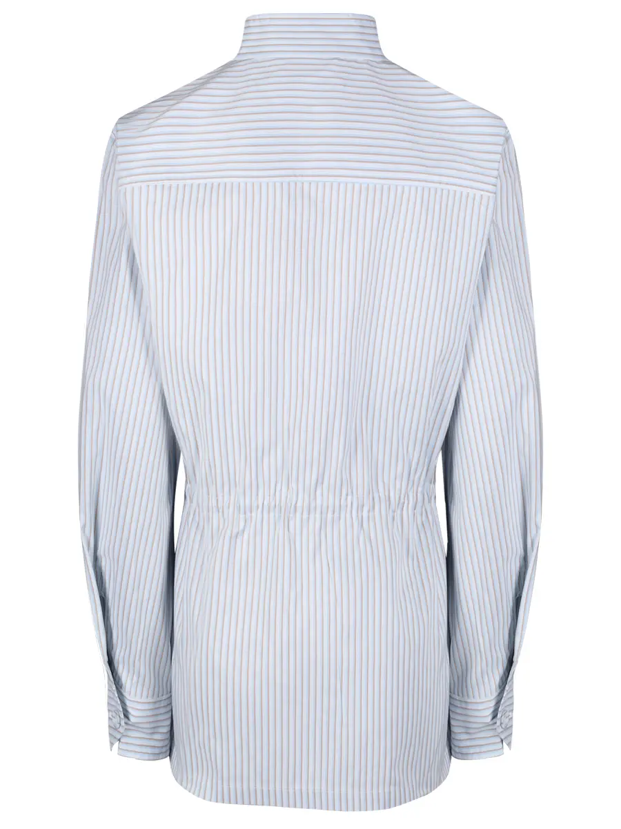 Блуза из хлопка и шелка