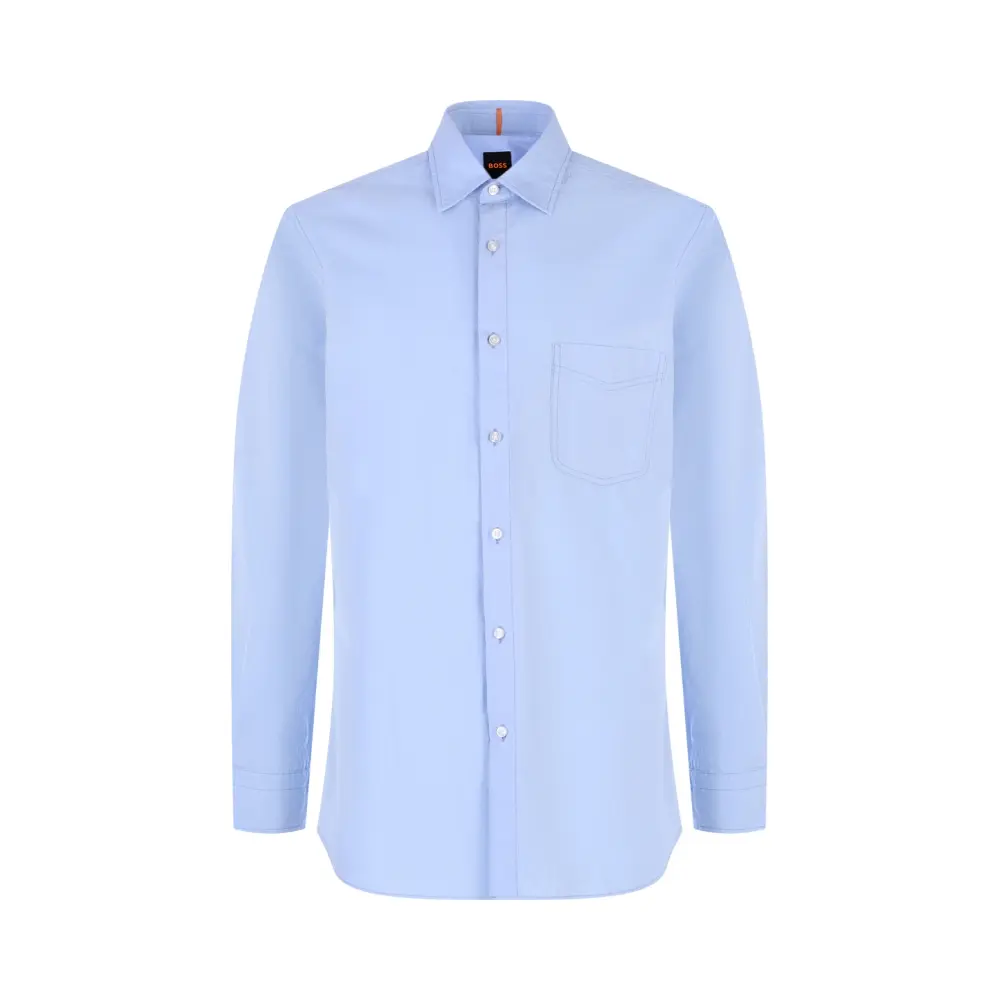 Рубашка Regular Fit хлопковая