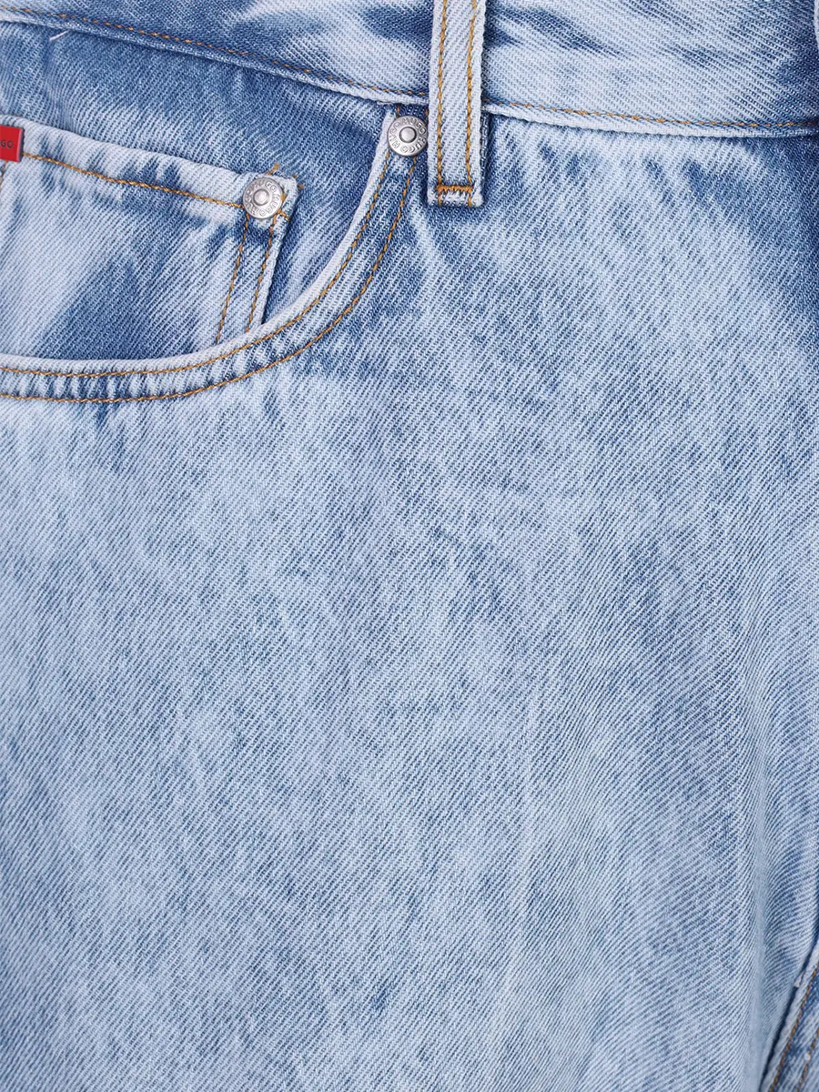 Джинсы-карго хлопковые