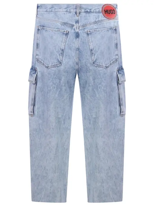 Джинсы-карго хлопковые HUGO