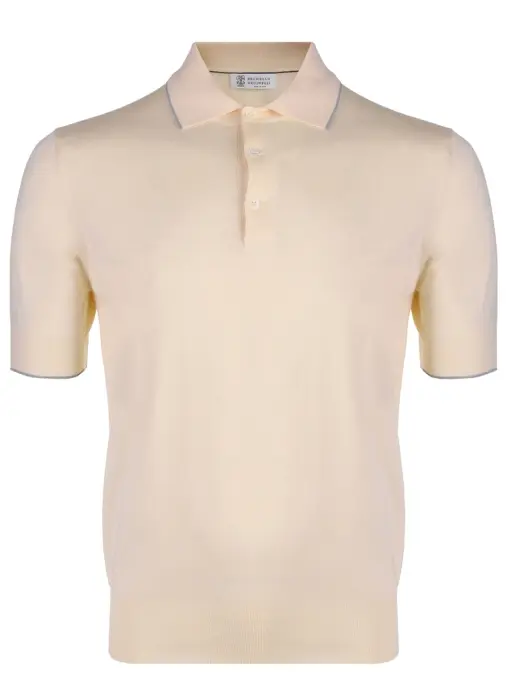 Поло хлопковое BRUNELLO CUCINELLI