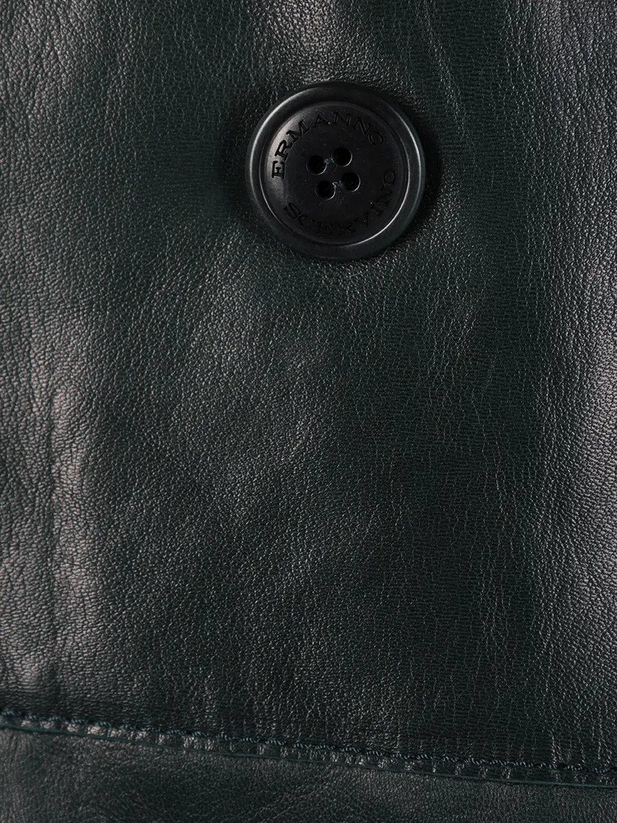 Плащ кожаный