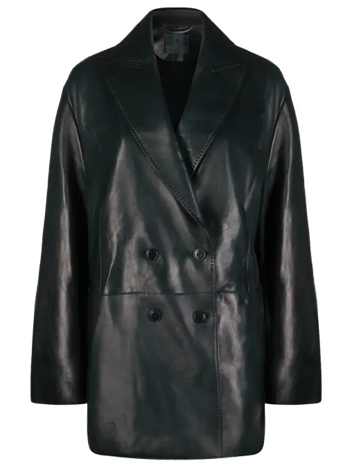 Плащ кожаный ERMANNO SCERVINO