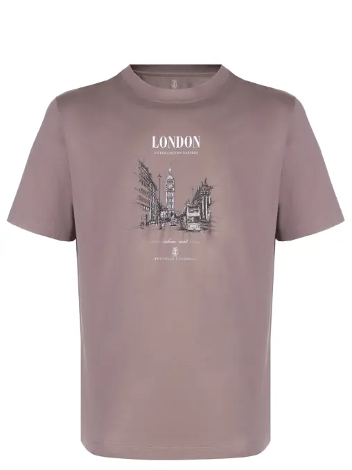 Футболка хлопковая BRUNELLO CUCINELLI