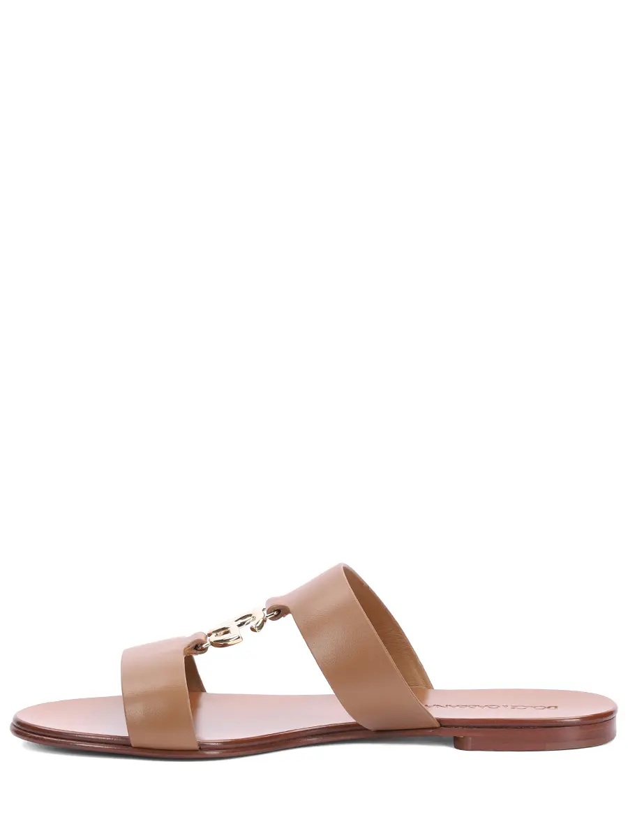 Шлепанцы кожаные