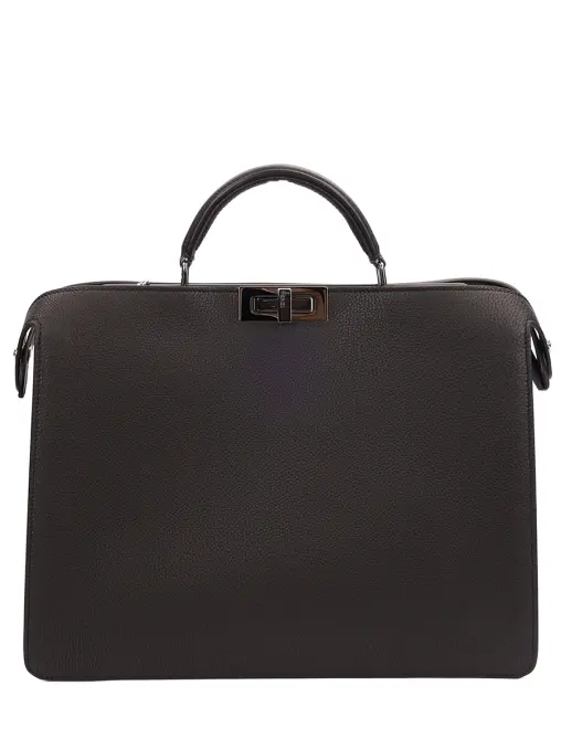 Портфель кожаный FENDI