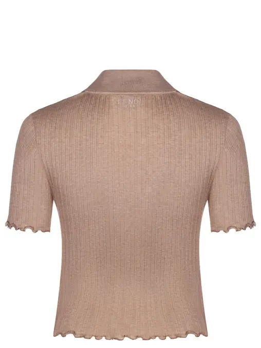 Поло хлопковое FENDI