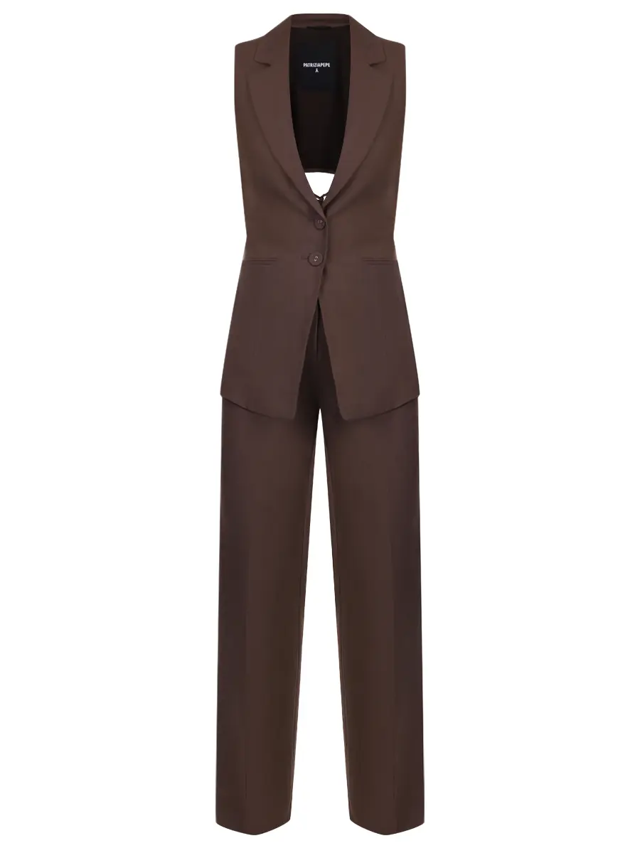 Костюм из вискозы и льна