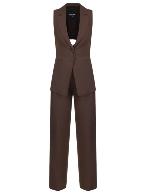 Костюм из вискозы и льна PATRIZIA PEPE