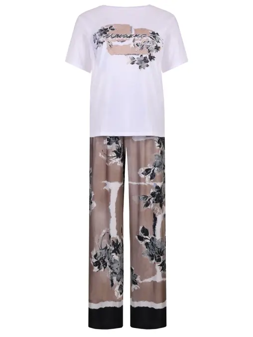 Костюм из хлопка и вискозы ERMANNO FIRENZE