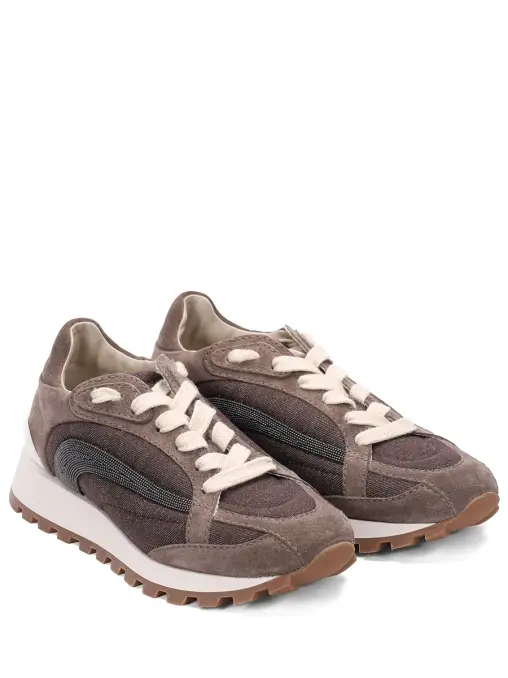 Кроссовки комбинированные BRUNELLO CUCINELLI