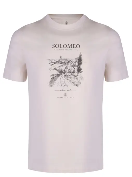 Футболка хлопковая BRUNELLO CUCINELLI