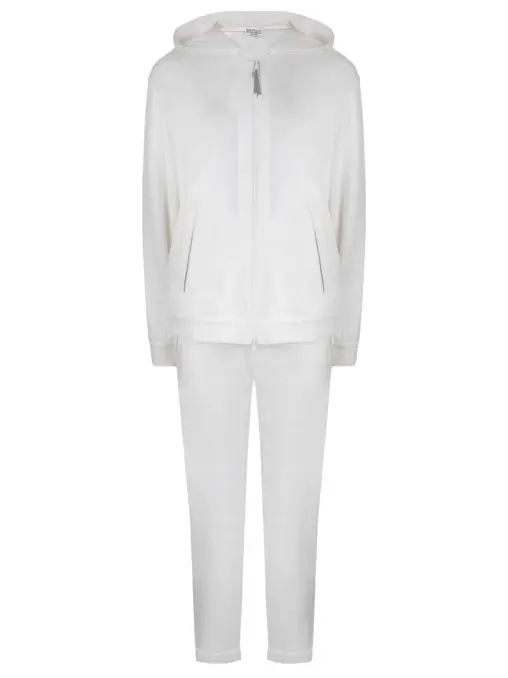 Костюм из хлопка и шелка BRUNELLO CUCINELLI