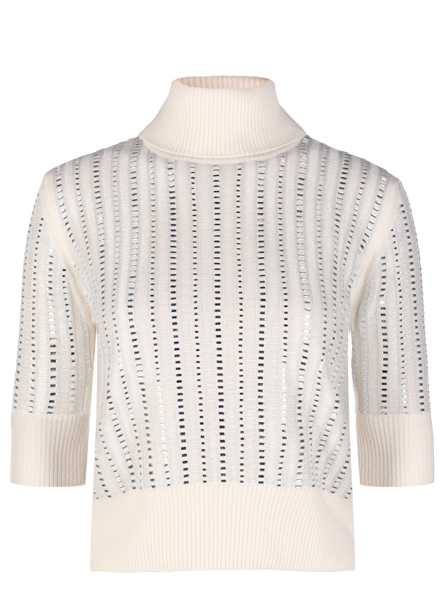 Джемпер с кристаллами