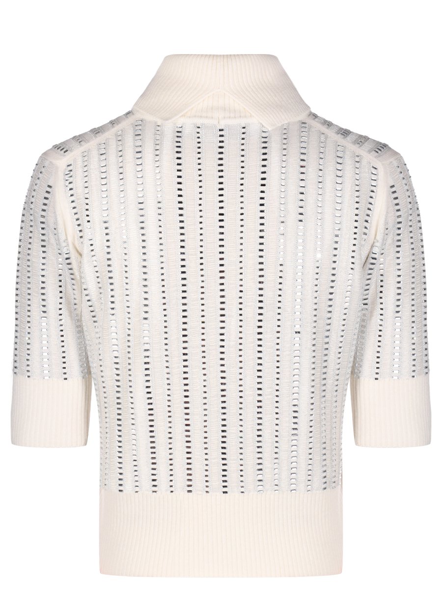 Джемпер с кристаллами