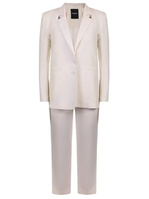 Костюм из вискозы и льна PATRIZIA PEPE