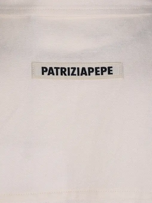 Блуза из вискозы и льна PATRIZIA PEPE
