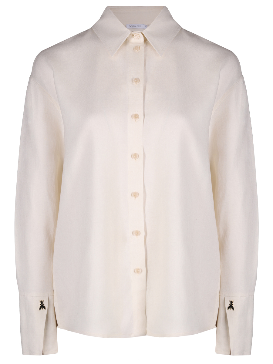 Блуза из вискозы и льна