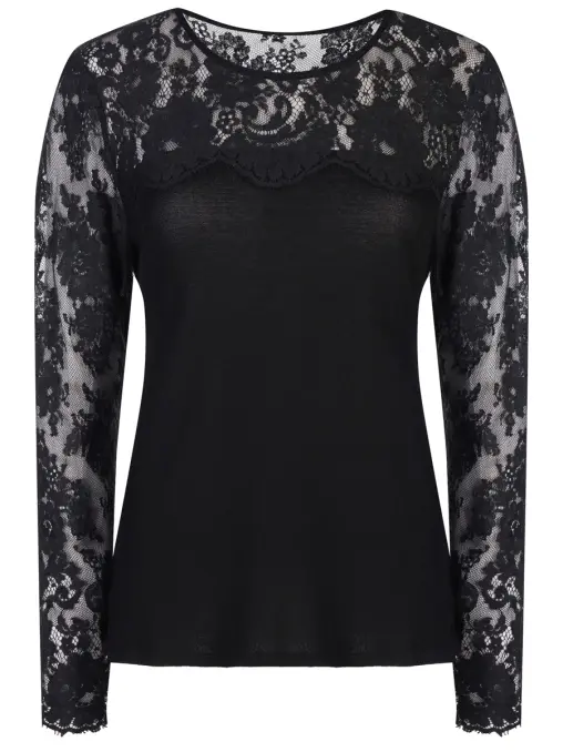 Джемпер с кружевом LIL POUR L'AUTRE