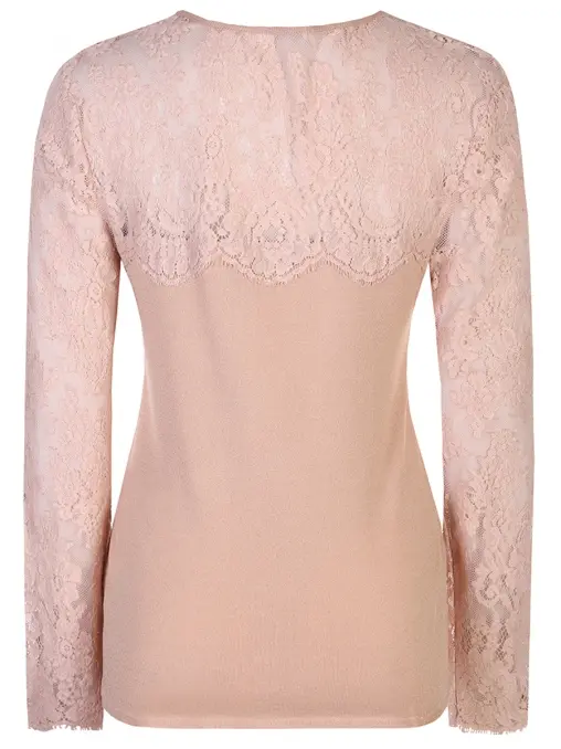 Джемпер с кружевом LIL POUR L'AUTRE