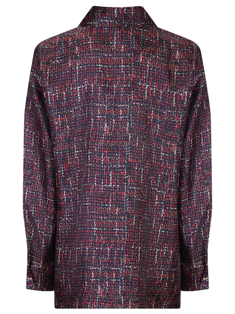 Блуза шелковая