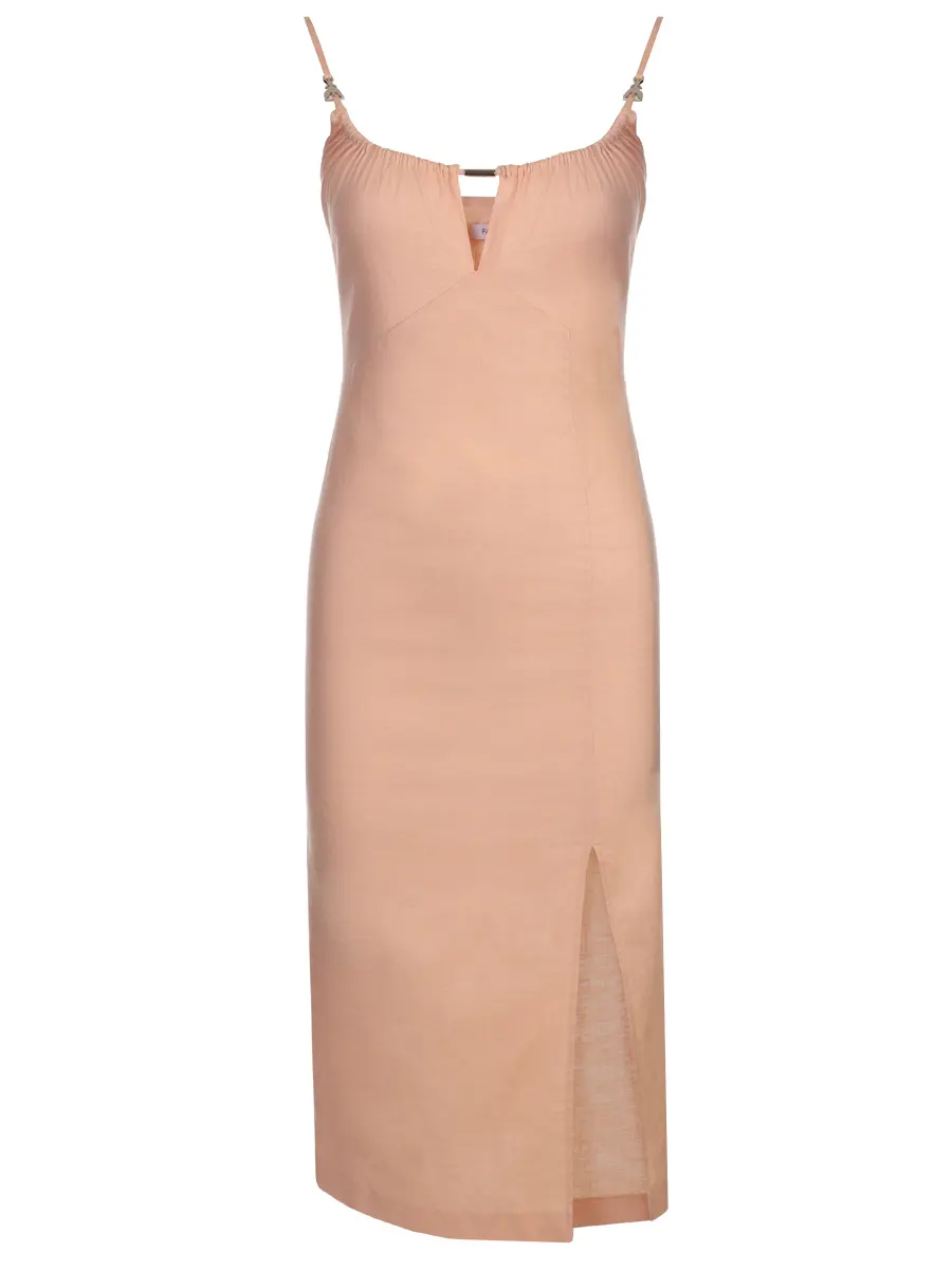 Сарафан из вискозы и льна