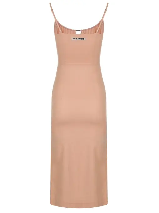 Сарафан из вискозы и льна PATRIZIA PEPE